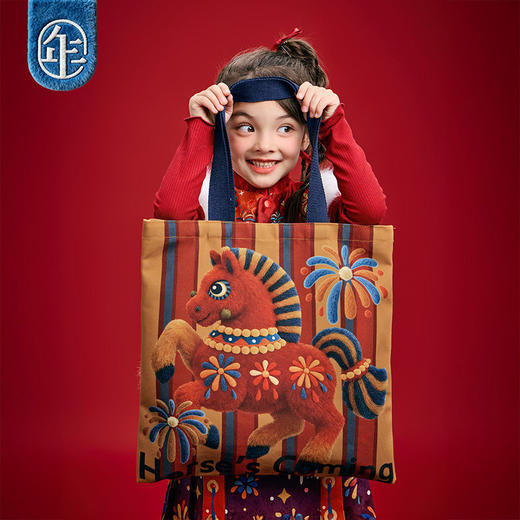 【好事到来帆布包】年衣童装提包新款新中式帆布包手提袋 商品图4