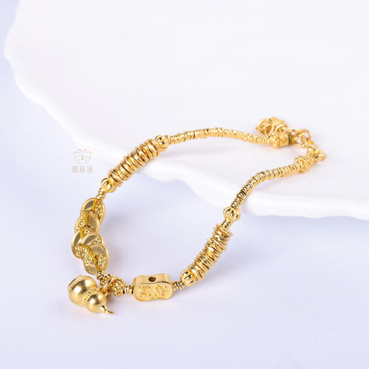 【九五护佑】五帝钱福禄手链   ZX2512157 商品图0