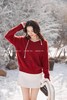 【门店同款】ENJOY冬季“暖冬软糖”蕾丝花边套头针织 168099569 商品缩略图0