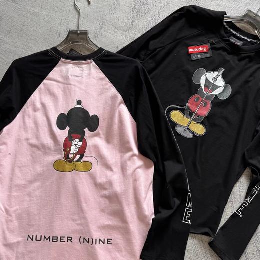 D122456米奇印花图案圆领长袖T恤男女同款 商品图5