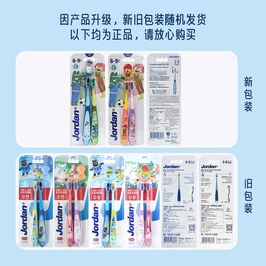 【明星同款】 挪威Jordan原装进口 0-2-3-5-6-9+婴幼儿童宝宝软毛牙刷牙胶训练护齿乳牙牙刷 商品图12