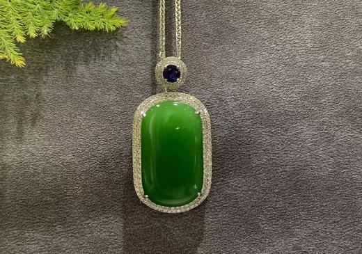 【御珠宫坊·传藏系列】金镶碧玉吊坠 商品图2