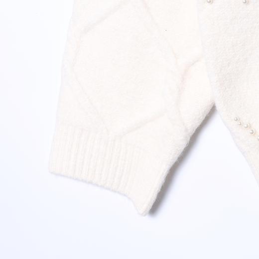 219SDSA男士秋冬新款痞帅男装慵懒风菱形珠子设计圆领毛衣百搭宽松 商品图4