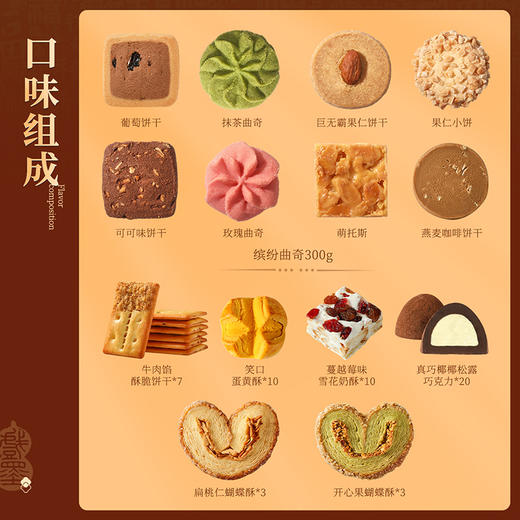 【瑞启丰年礼盒】悠享时杭州特产糕点心礼盒伴手礼下午茶休闲零食礼包年货过年元旦送礼物800g 商品图7