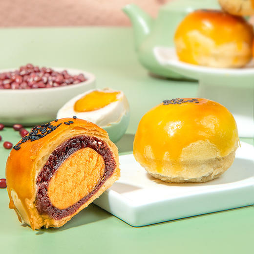 【河北帮扶】雅觅丨原味红豆蛋黄酥 360g 商品图6