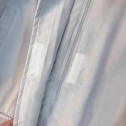 D122405冬季工装羊羔毛派克服大码宽松保暖大翻领海军领保暖外套女 商品图7