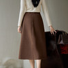奢姿大码女装2025冬季时尚通勤半身裙胖妹妹气质复古简约中长裙9954491072 商品缩略图3