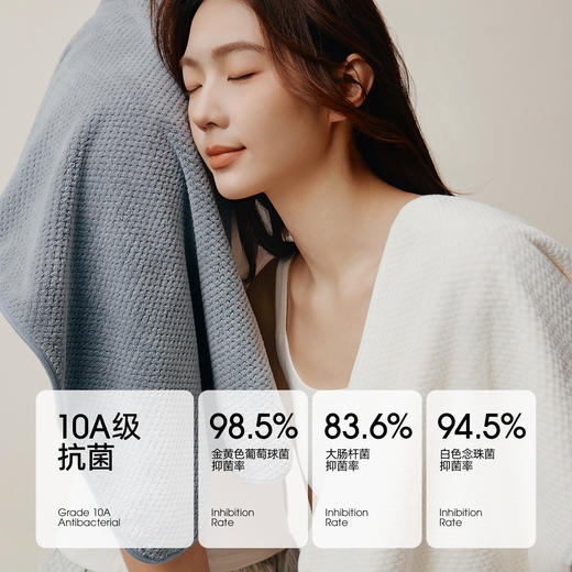 有棵树抗菌珊瑚绒吸水毛巾男女士洗澡洗脸面巾-5001B 商品图1