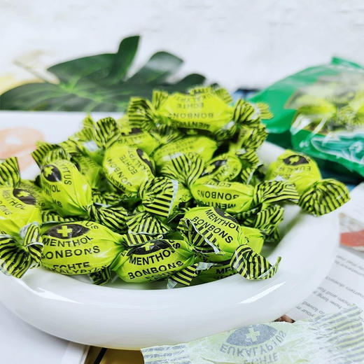 【超值2袋装】EUKA 薄荷糖 德国原装进口 独立包装 清新口气 150g/袋 商品图4