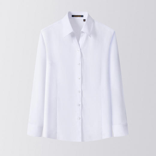 【含桑蚕丝莫代尔】罗蒙女士长袖衬衫舒适透气职业通勤气质轻盈舒适衬衣女 商品图9