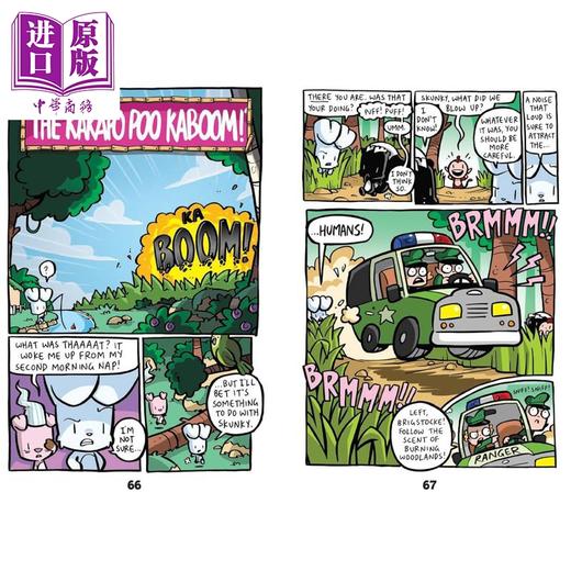 【中商原版】兔子大战猴子02 人类入侵 Bunny vs Monkey The Human Invasion 英文原版 儿童漫画故事书 幽默搞笑 进口童书7岁+ 商品图2