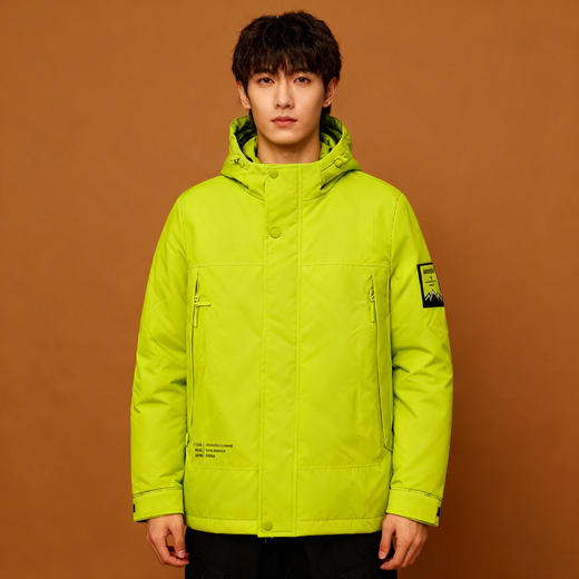 【Schenvega--石墨烯自发热羊毛外套】✅羊毛填充保暖度高；✅光感石墨烯内里锁温蓄热；✅三防科技面料，防泼水/防污/防风；✅立体修身显瘦版型告别臃肿；✅面料结实耐磨抗剐蹭；✅做工细节贴心到位！ 商品图1