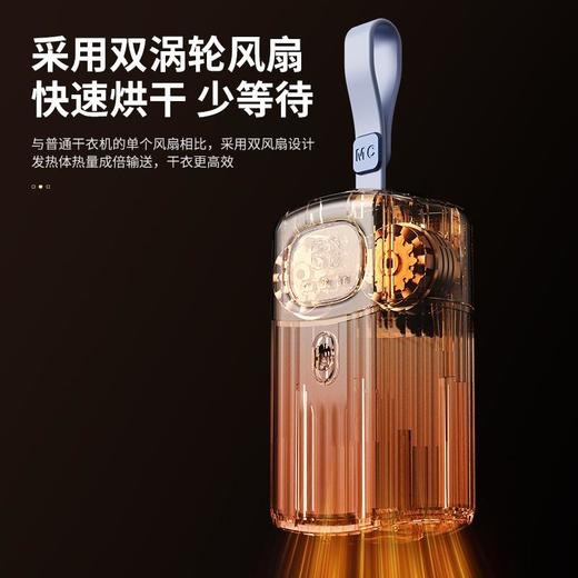新式速烘智能烘干机 家用小型衣物烘干机便携式折叠除螨消毒 商品图2