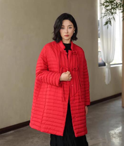 定制款国风小排骨白鸭绒羽绒服 商品图3