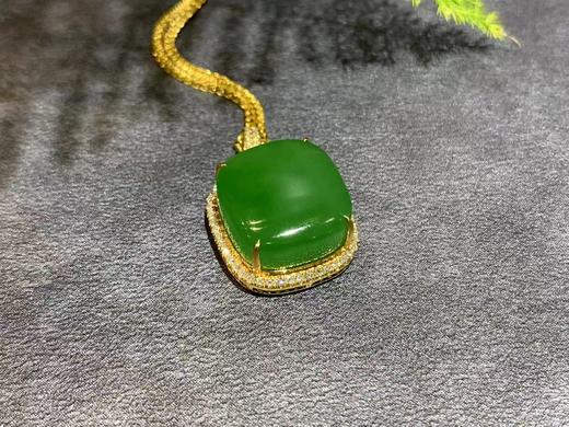 【御珠宫坊】金镶碧玉吊坠 商品图3