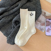 基础-简约字母刺绣中筒袜袜子-纪念日百货门店同款168996577 商品缩略图5