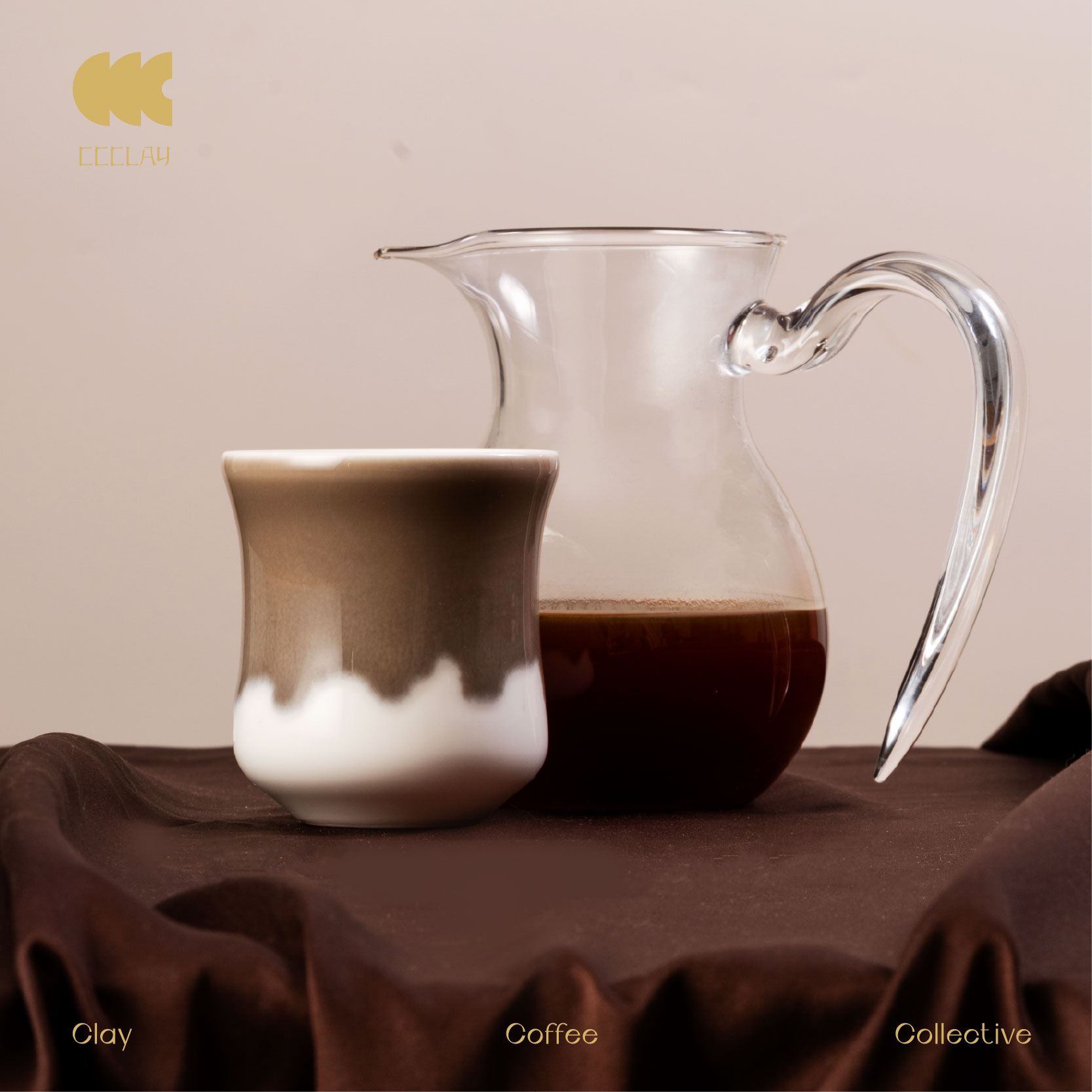 CCCLAY"幻"系列 | 融化可可 咖啡品鉴杯 ccc咖啡杯 景德镇陶瓷