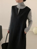C*S同款顶级质感冬日叠穿神器极简羊毛醋酸背心裙 商品缩略图7