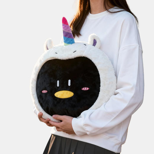 怪奇鹅彩虹马抱枕 商品图1