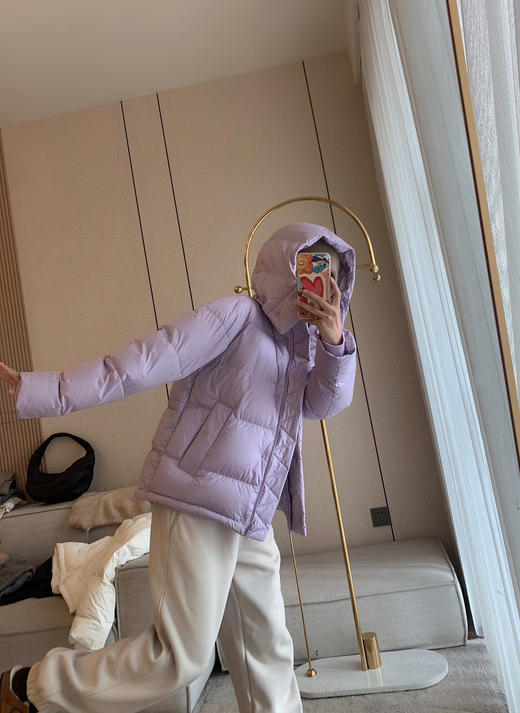 直发 纯原单的香不香， 无主标款， 露露小泡芙短羽绒 80鹅绒 商品图8