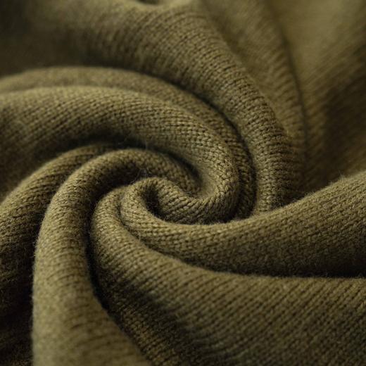 直发【JS3699142】 显白苔藓绿 V翻领针织毛衣 浓郁复古衬肤色 商品图8