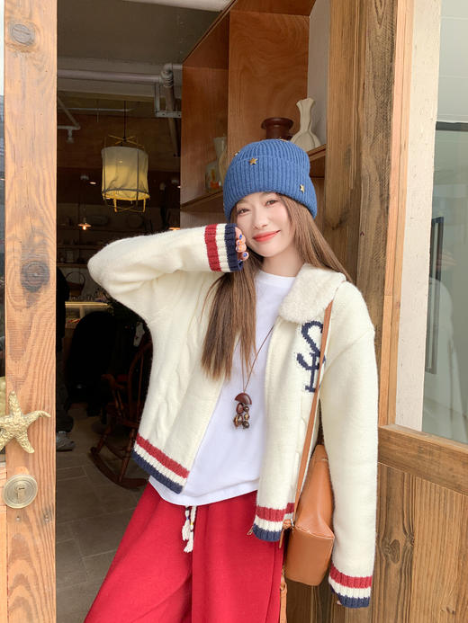 <曾小咸推荐>现货秒杀 ！微信超特价！韩系翻领拉链毛衣外套 日常259.99 立减140 秒杀119.99！！ 商品图7