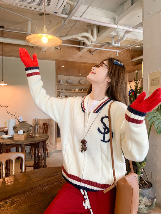 <曾小咸推荐>现货秒杀 ！微信超特价！韩系翻领拉链毛衣外套 日常259.99 立减140 秒杀119.99！！ 商品图10