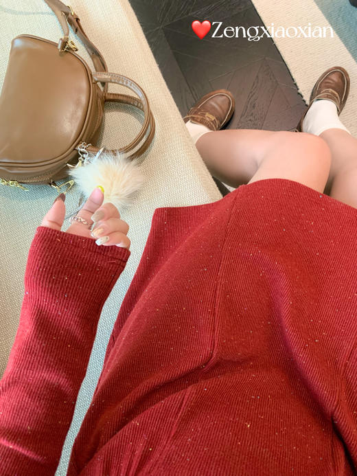 <曾小咸推荐>现货秒杀 ！微信超特价！韩系蝴蝶结针织连衣裙 日常209.99 立减120 秒杀89.99！仿水貂绒外套 秒杀149.99！！ 商品图13