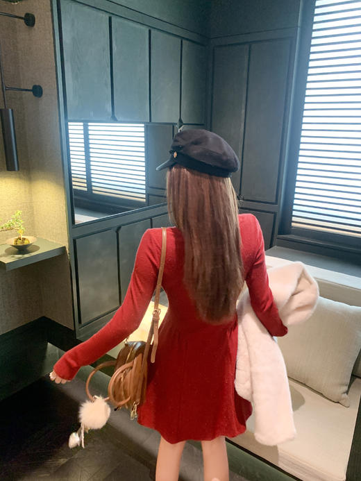 <曾小咸推荐>现货秒杀 ！微信超特价！韩系蝴蝶结针织连衣裙 日常209.99 立减120 秒杀89.99！仿水貂绒外套 秒杀149.99！！ 商品图9