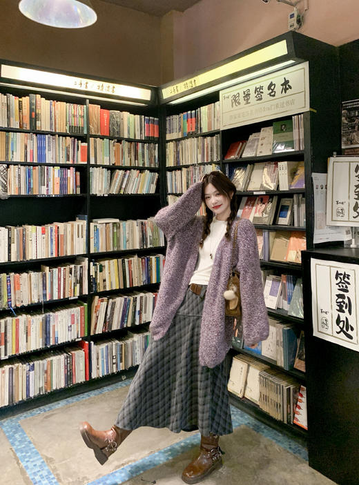 【179元任选2件】现货！韩系格子不规则半身裙 商品图10