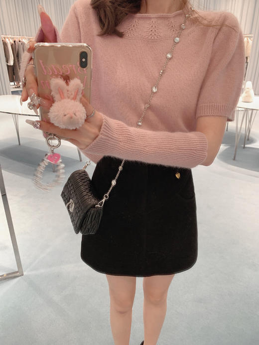 金蘑菇菇 佩里斯恋人/ 两版本 秋冬氛围感袖套毛衣 商品图10