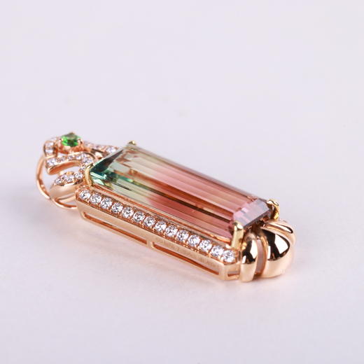 【轻红】西瓜碧玺坠-CB12103051 商品图2