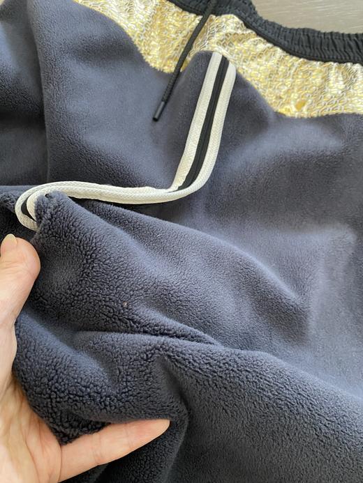 直发 90鸭绒~男女同款~加绒加厚保暖防风松紧腰羽绒休闲裤 商品图5