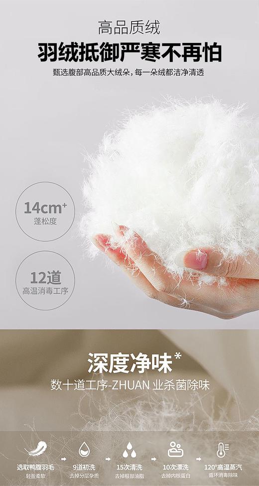 直发 90鸭绒~男女同款~加绒加厚保暖防风松紧腰羽绒休闲裤 商品图8