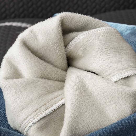 直发【68217 】杨幂同款 加绒加厚 高腰弯刀阔腿裤 商品图5