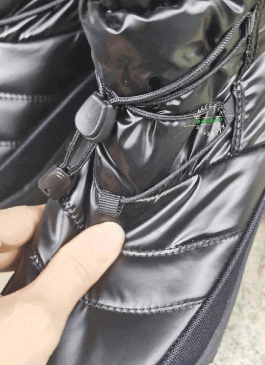 【黑金鸭绒冬季保暖靴】响午黑金羽绒冬季中帮保暖靴 商品图2