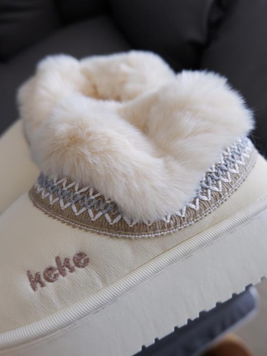 直发 【KK858包根】UG同款，费尔岛风奢暖云朵绒包根棉鞋 居家鞋，男女同款 商品图10