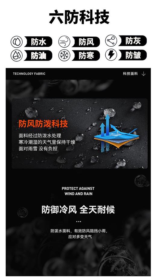 直发 90鸭绒~男女同款~加绒加厚保暖防风松紧腰羽绒休闲裤 商品图10