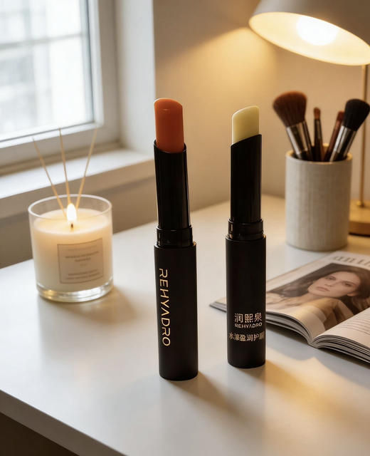 直发【两支装】 华熙润熙泉闭店清仓 润熙泉温感变色润唇膏 1支=唇膏+口红+唇部打底！一抹就有好气色！ 商品图0