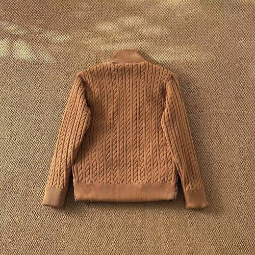 D122476轻盈保暖老花满印宽松针织袖羽绒服 商品图5