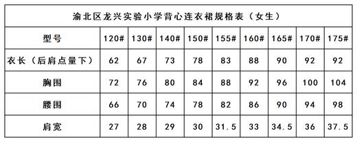 渝北区龙兴实验小学—男马甲/女连衣裙 商品图3