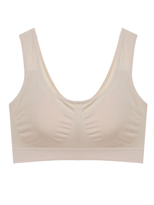 【第二件 0 元｜ 满2件 5 折】【通用杯单件】【秀黛】舒适无缝大码背心【套头】W5110031T【门店同款】 商品图5