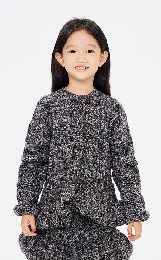 jnby  26年春款  短款开襟毛衫  1Q1313220 商品图7