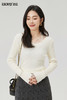 【门店同款】ENJOY冬季“暖冬软糖”法式拼纱针织上衣 168093132 商品缩略图3