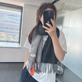 秋冬特惠💰330 爱马仕羊毛双面围巾，大H难得一见的温柔配色