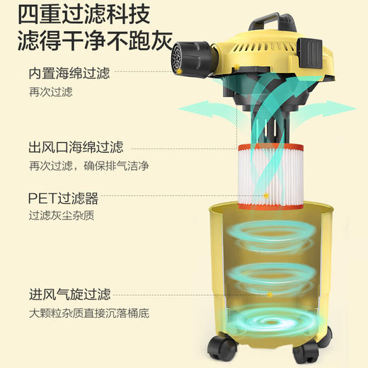 亿力YLW6263彩色桶式吸尘器【直播版】 商品图2