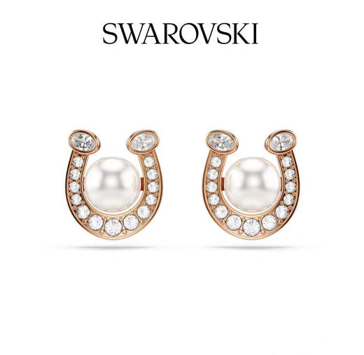 心选丨Swarovski/施华洛世奇施家"红"运马蹄项链耳环耳钉配饰本命年送礼{新年送好礼} 商品图6
