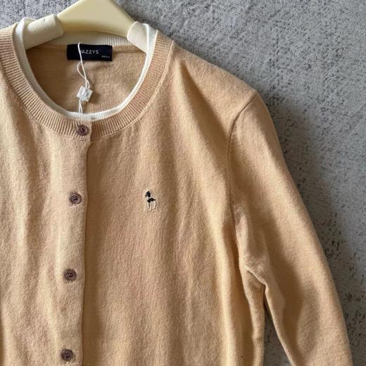 D122481长袖羊毛衫女士纽扣开衫秋季上衣时尚通勤针织衫 商品图12