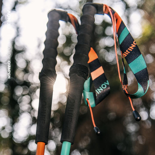 奥尼捷 捷•超轻铝合金磁吸登山杖一对「四节拉绳」 商品图5