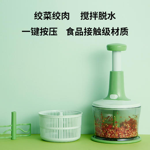 美穗吉家 多功能食物处理器绞肉机1.2L 商品图1